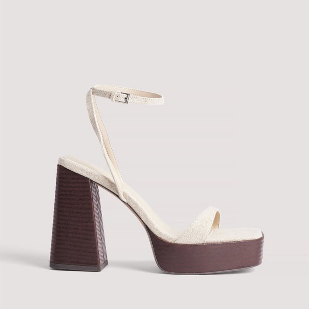 Brand New Wooden Platform Heel